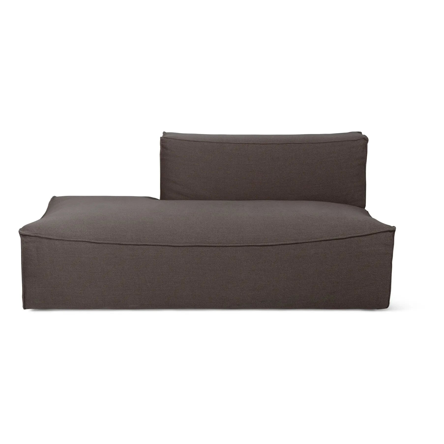 Ferm Living - Sofá Chaise Longue Abierta Catena Derecha | Marrón