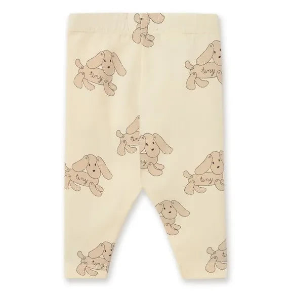 Tinycottons - Organik Pamuklu Köpek Tayt | Ecru