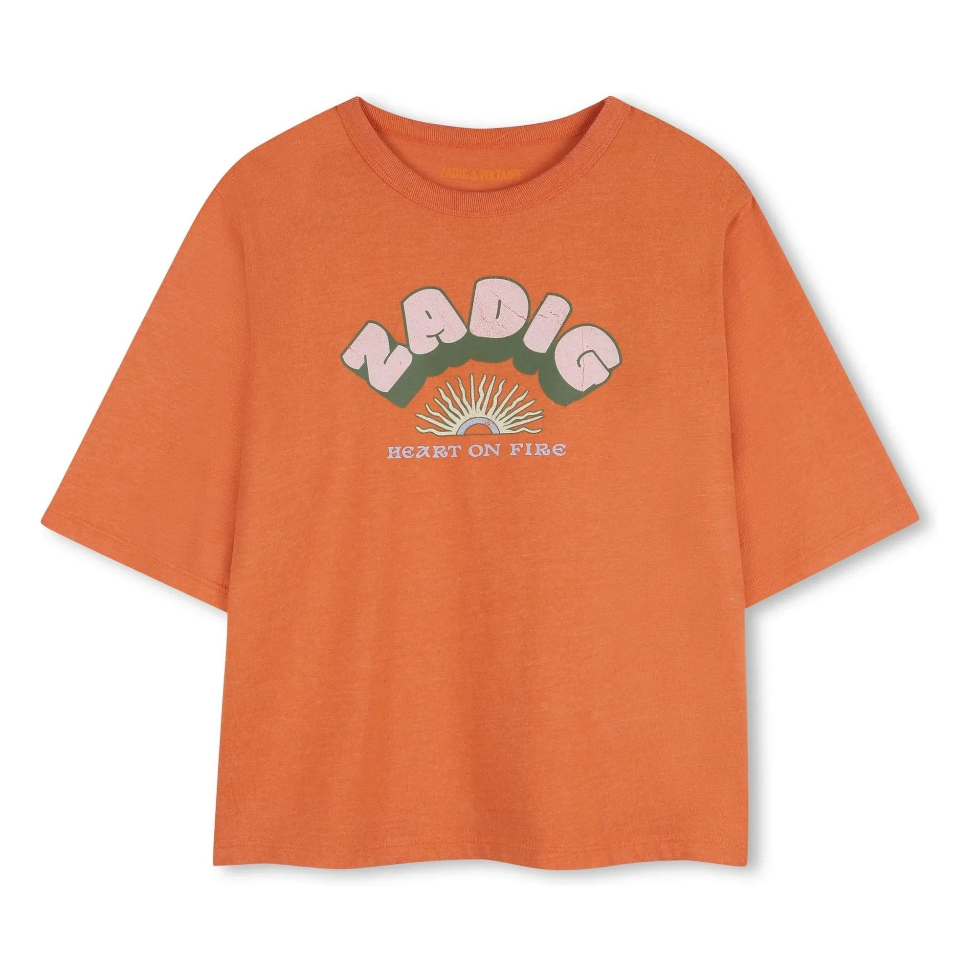 Zadig & Voltaire - Camiseta Kalbimde Ateş | Naranja