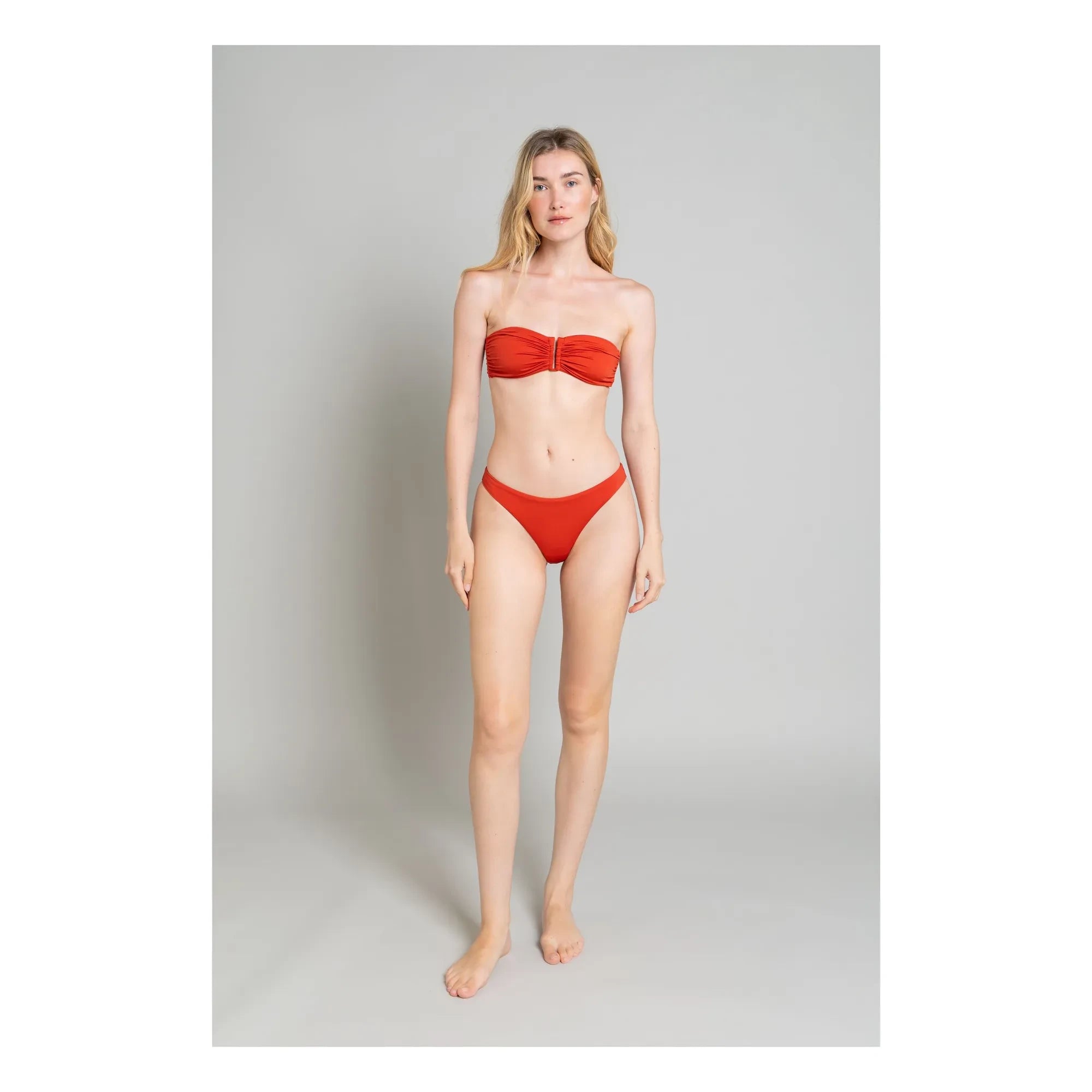 Smallable Woman - Parte superior de bikini Brooke Mayo | Rojo teja