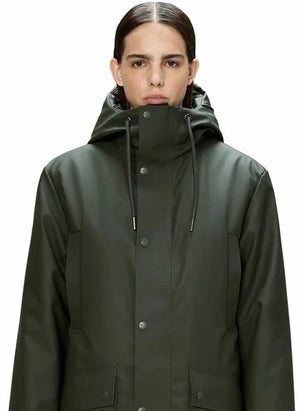 Rains - Parka Largo Nome W3T3 | Verde oscuro