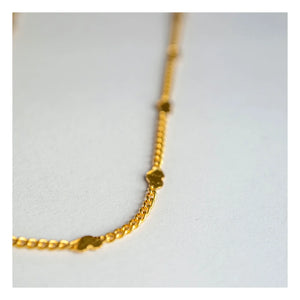 Adorabili - Collar Cadena Corazón | Oro