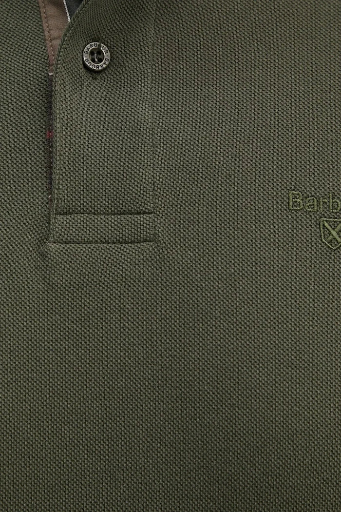 Blusa Barbour de algodón de manga larga