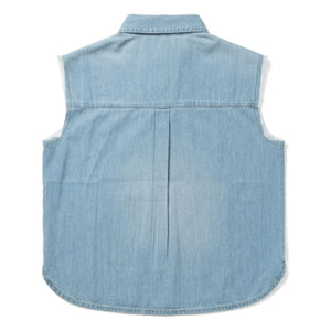 Finger in the nose - Camisa Vaquera Sin Mangas Ella | Gris