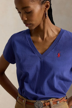 Camiseta básica de algodón Polo Ralph Lauren para mujer
