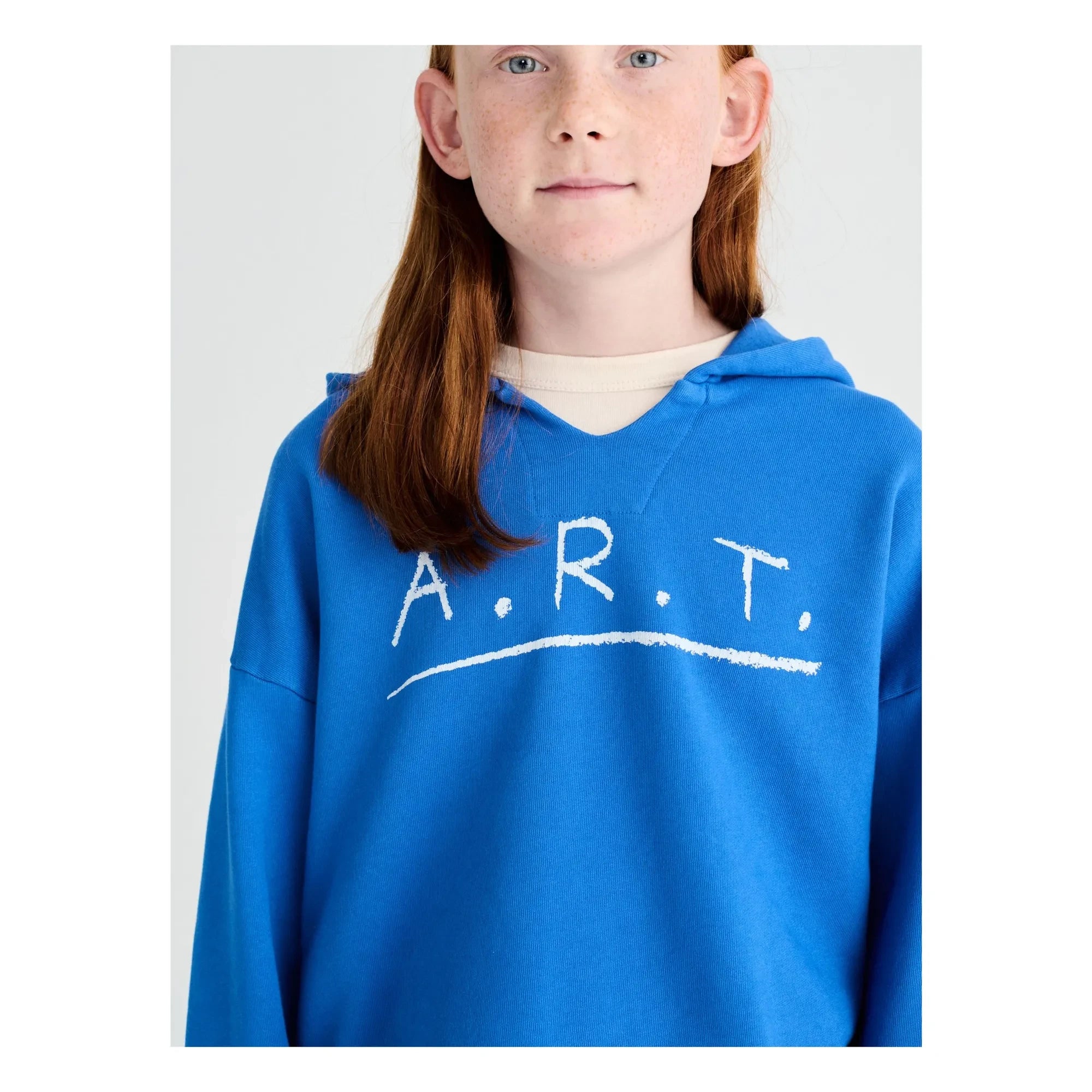 True Artist - Sudadera con capucha N°9 Algodón orgánico | Azul royal