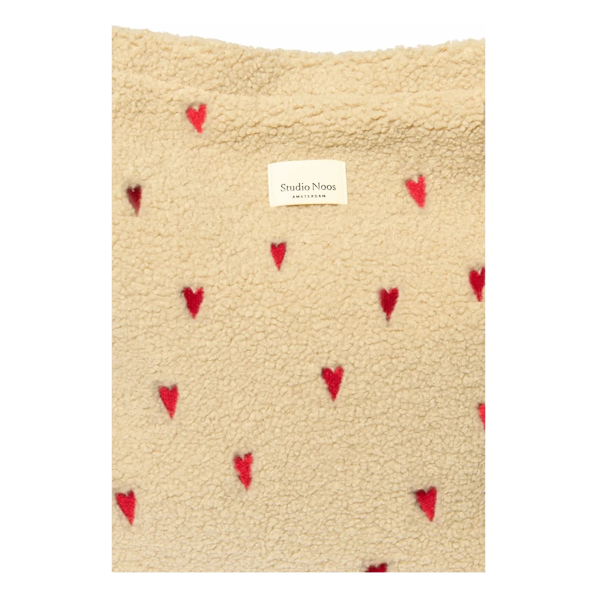 Studio Noos - Bolso cambiador Hearts | Crudo