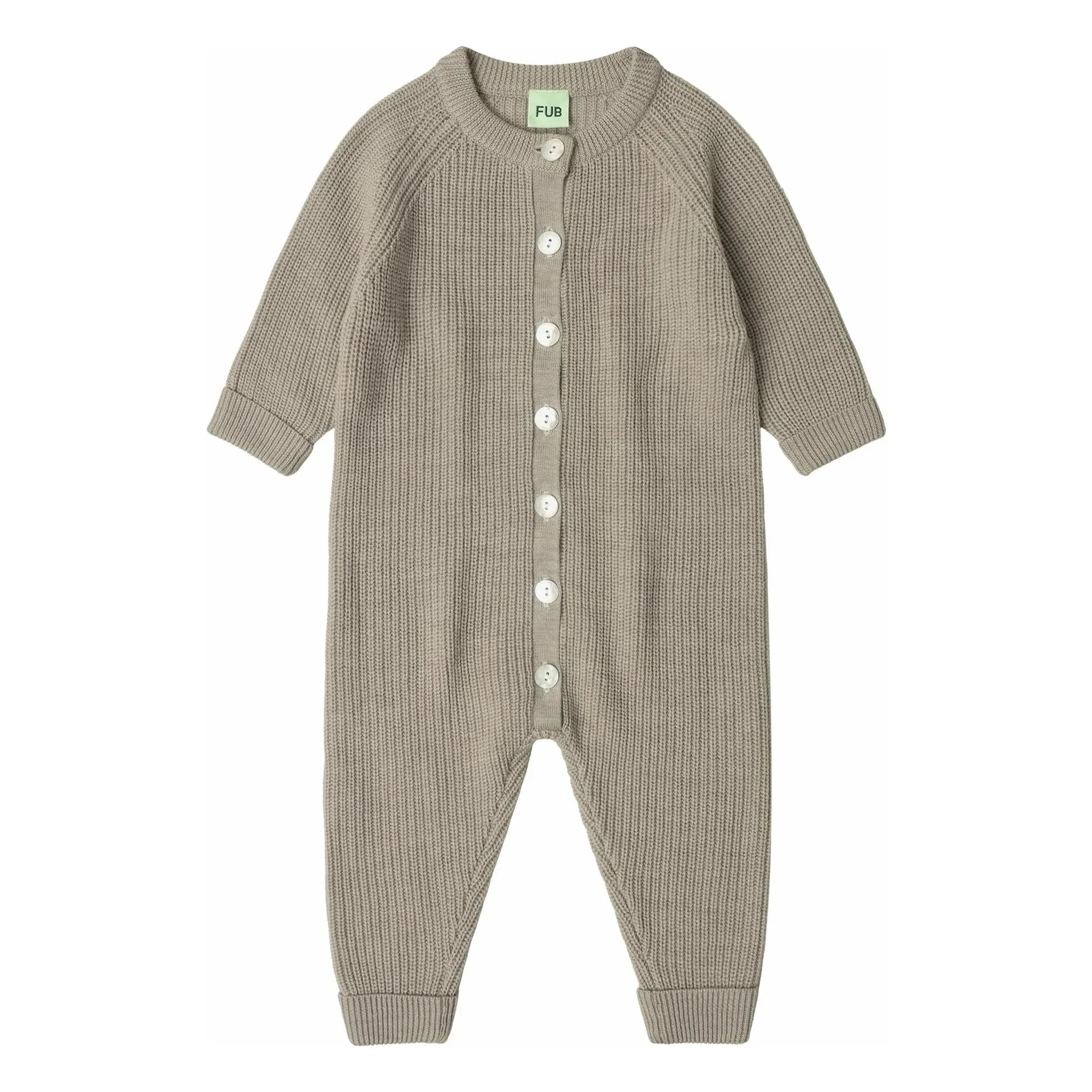 FUB - Mono de lana merina | Beige jaspeado