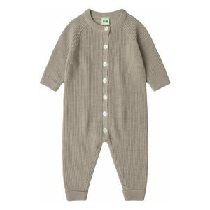 FUB - Mono de lana merina | Beige jaspeado