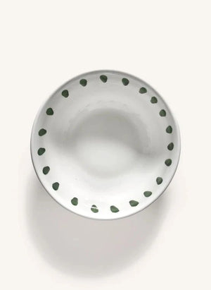 Serax - Charley Cuencos a Rayas - Set de 2 | Verde