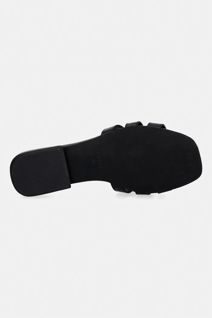 Pantuflas de cuero para mujer Furla Summer