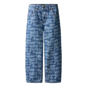 Molo - Aiden Organik Pamuk Graffiti Jean | Mavi
