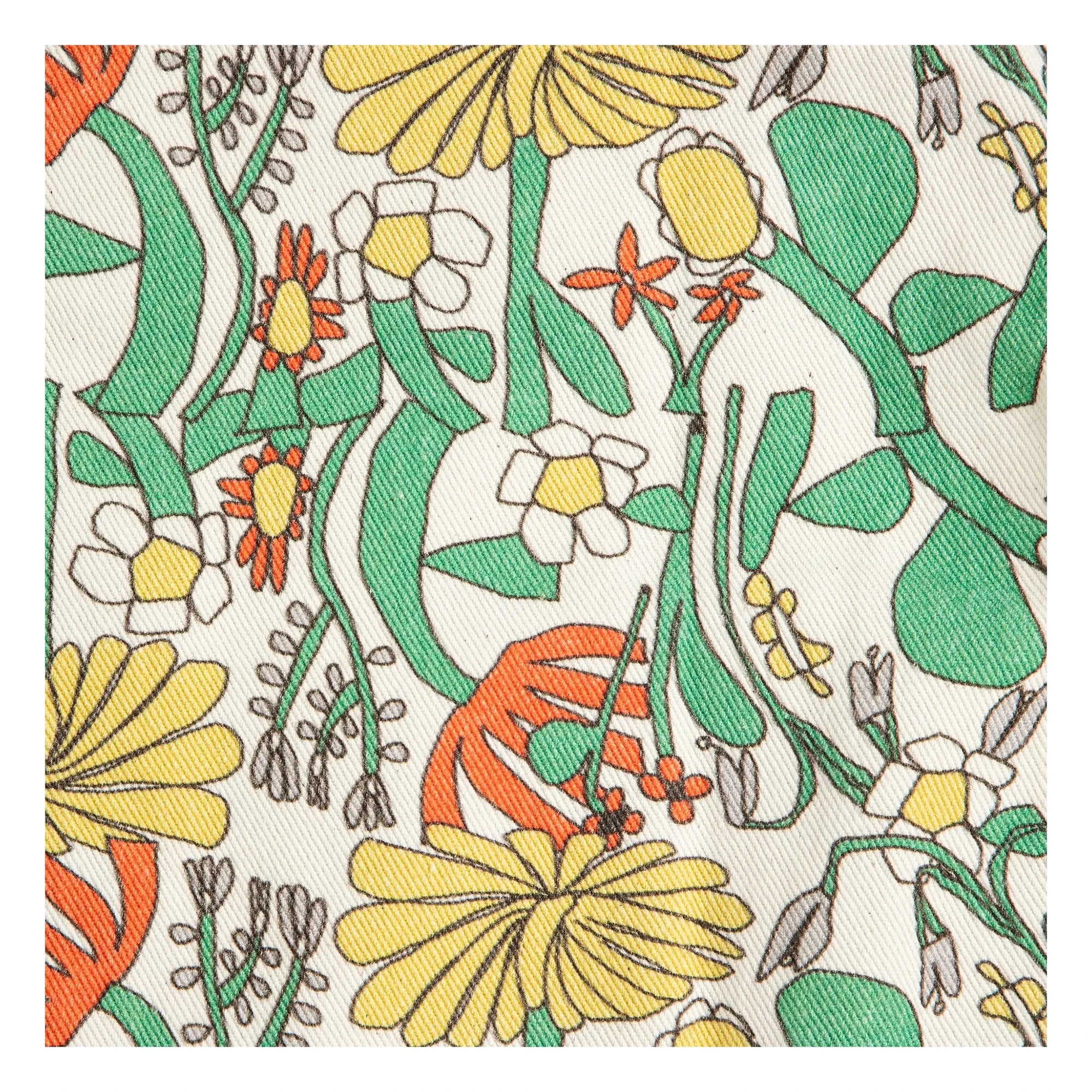 Bobo Choses - Chaleco sin mangas de sarga de algodón orgánico Fleurie | Crudo
