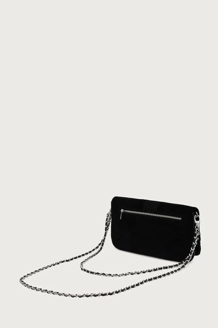 Bolso bandolera de ante para mujer