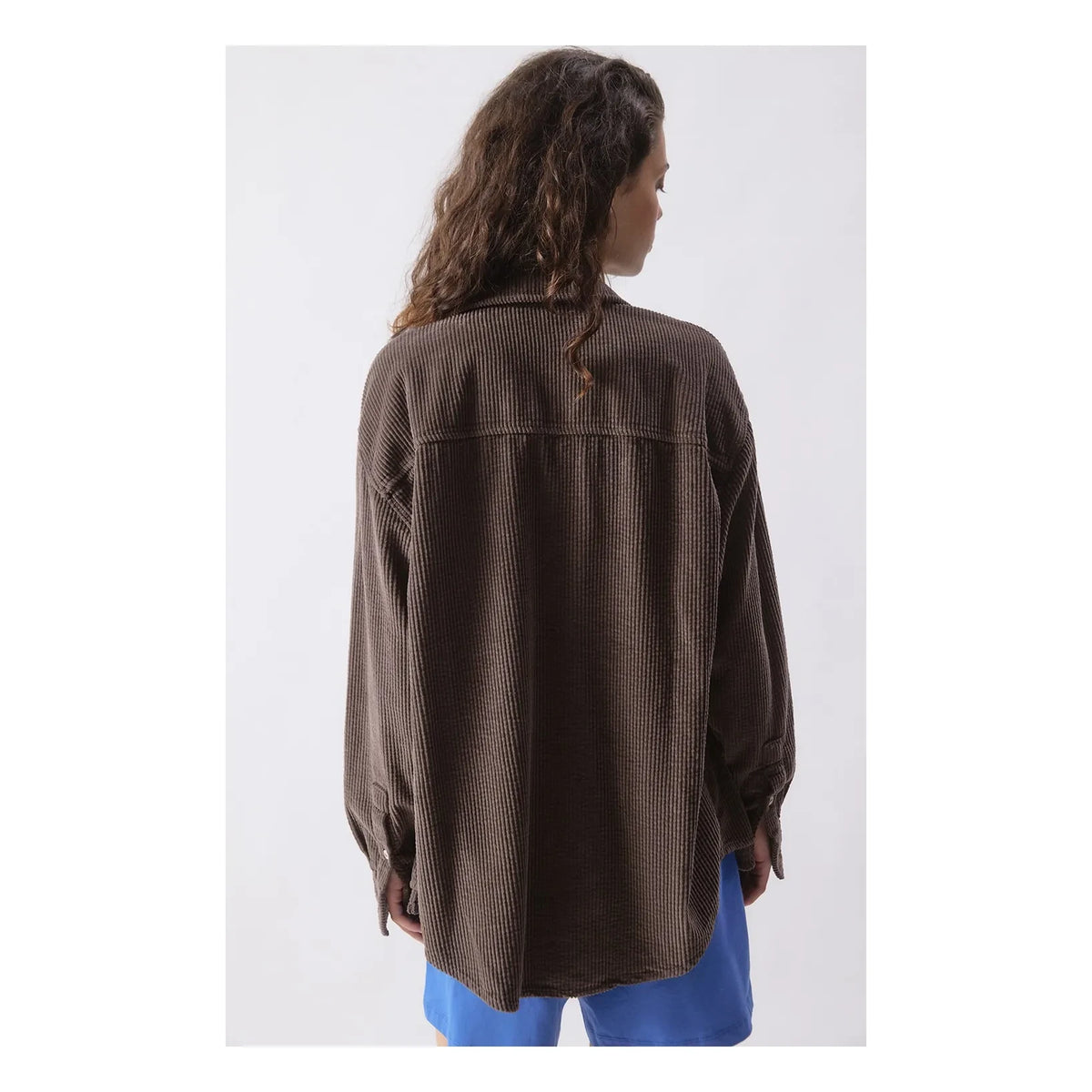 American Vintage - Camisa de algodón Padow | Gris ceniza