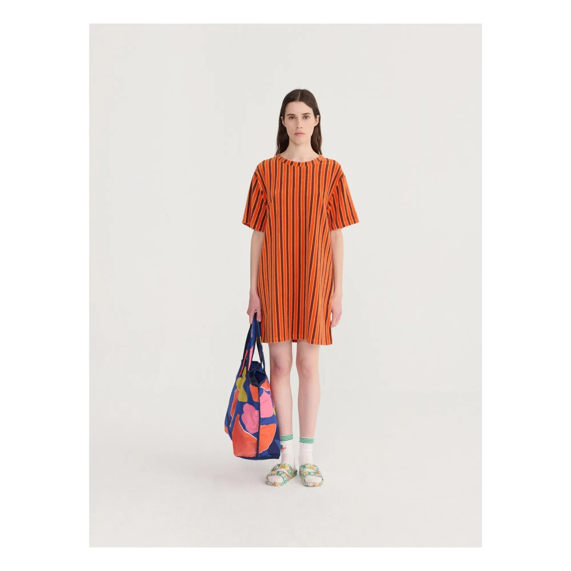 Bobo Choses - Bolso de algodón orgánico Floral Colors | Azul