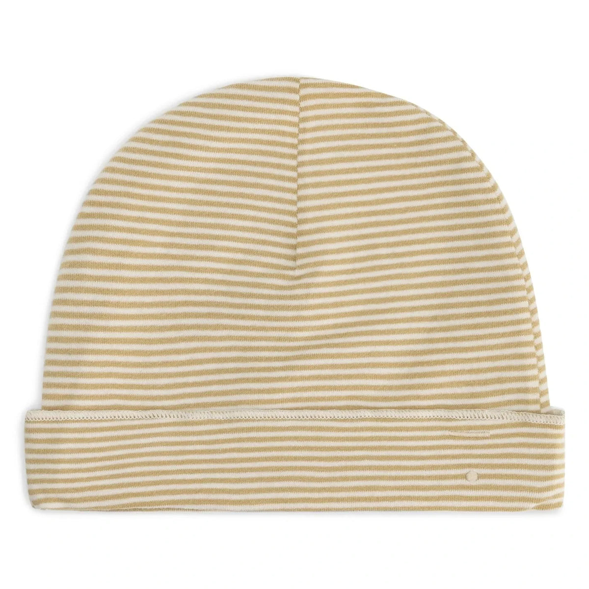 Gray Label - Gorro de algodón orgánico a rayas | Mostaza
