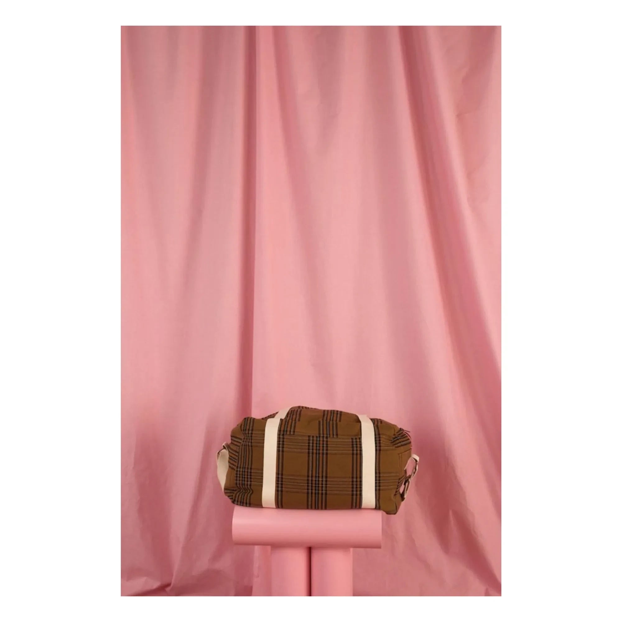 Rose in April - Bolso de maternidad Raphaël Tartan | Marrón