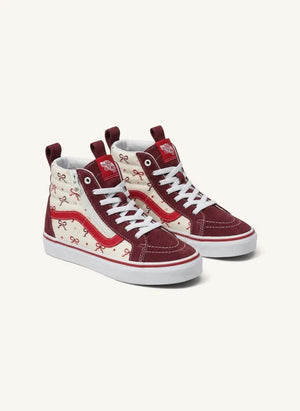 Vans - Zapatillas de caña alta SK8-Hi Reissue Burdeos con cremallera