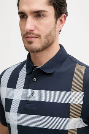 Camiseta de algodón con cuello Barbour Blaine