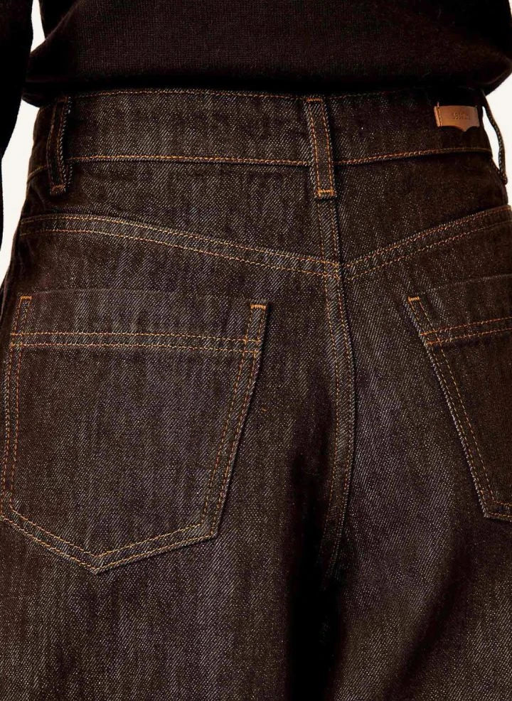 Sessùn - Carles Jeans de Algodón Orgánico | Chocolate