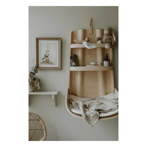 By BO design - Cambiador de pañales de pared - natural