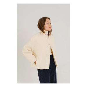 Sacrécoeur - Jay Bouclette Chaqueta de lana virgen | Blanco