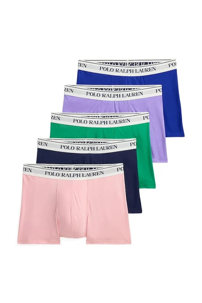 Polo Ralph Lauren Bóxers para hombre, paquete de 5