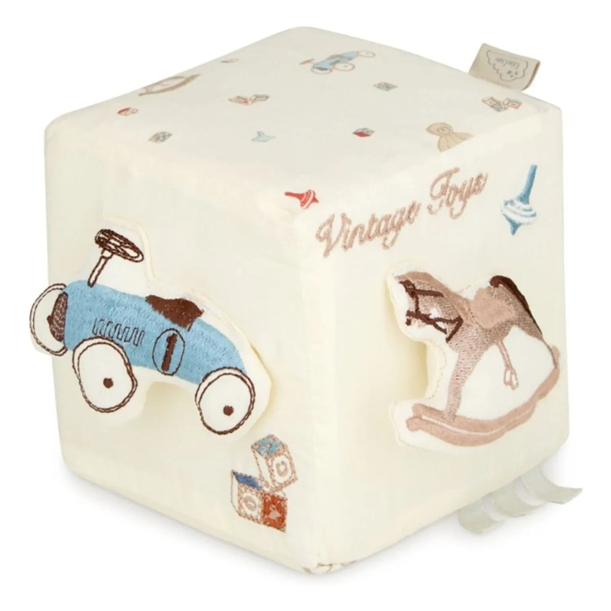 Cam Cam - Cubo de actividades Vintage Toys | Beige