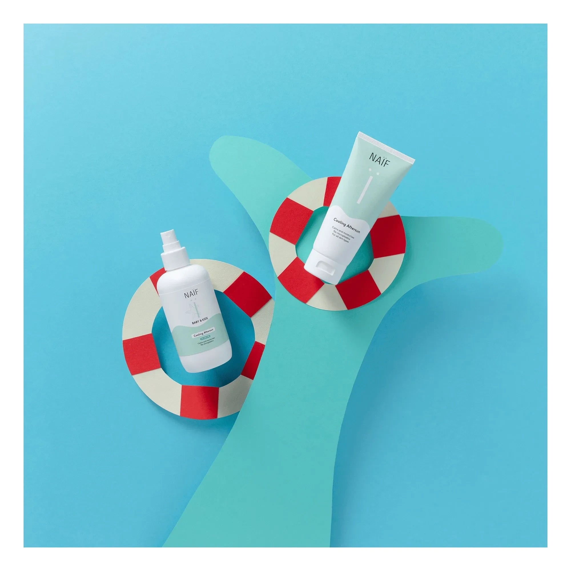 Naïf Natural Skincare - Gel en spray aftersun sin perfume para bebés y niños - 175 ml