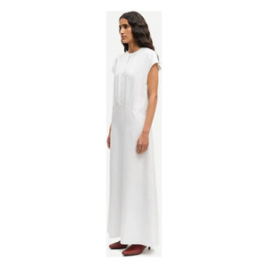 Samsoe Samsoe - Vestido de lino Sadaphne | Blanco