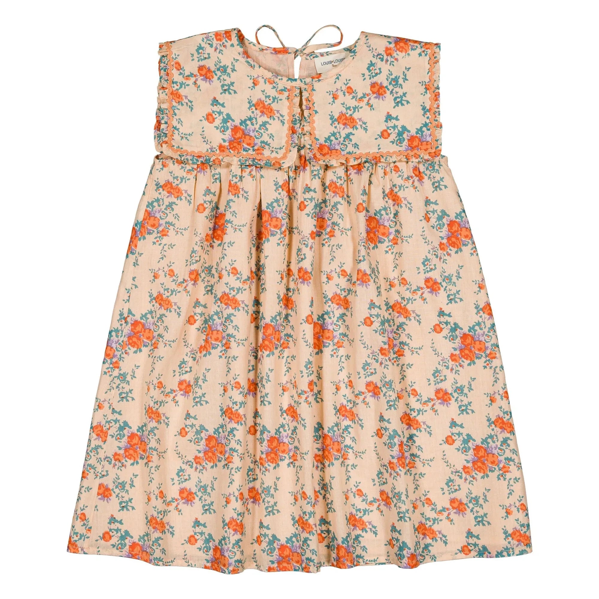 Louis Louise - Vestido Célestine Fleurie | Beige rosado