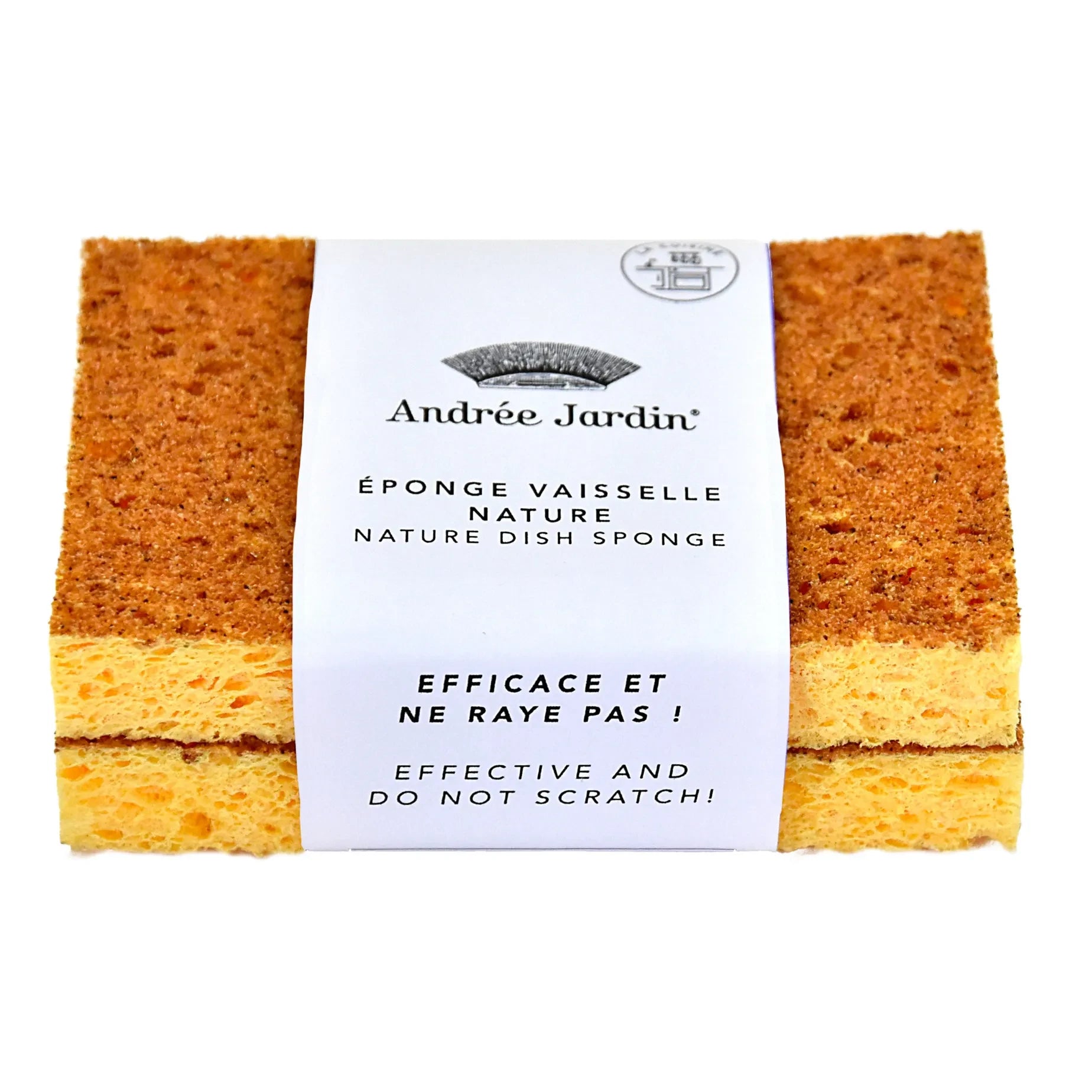 Andrée Jardin - Esponjas Biodegradables Naturales - Juego de 2