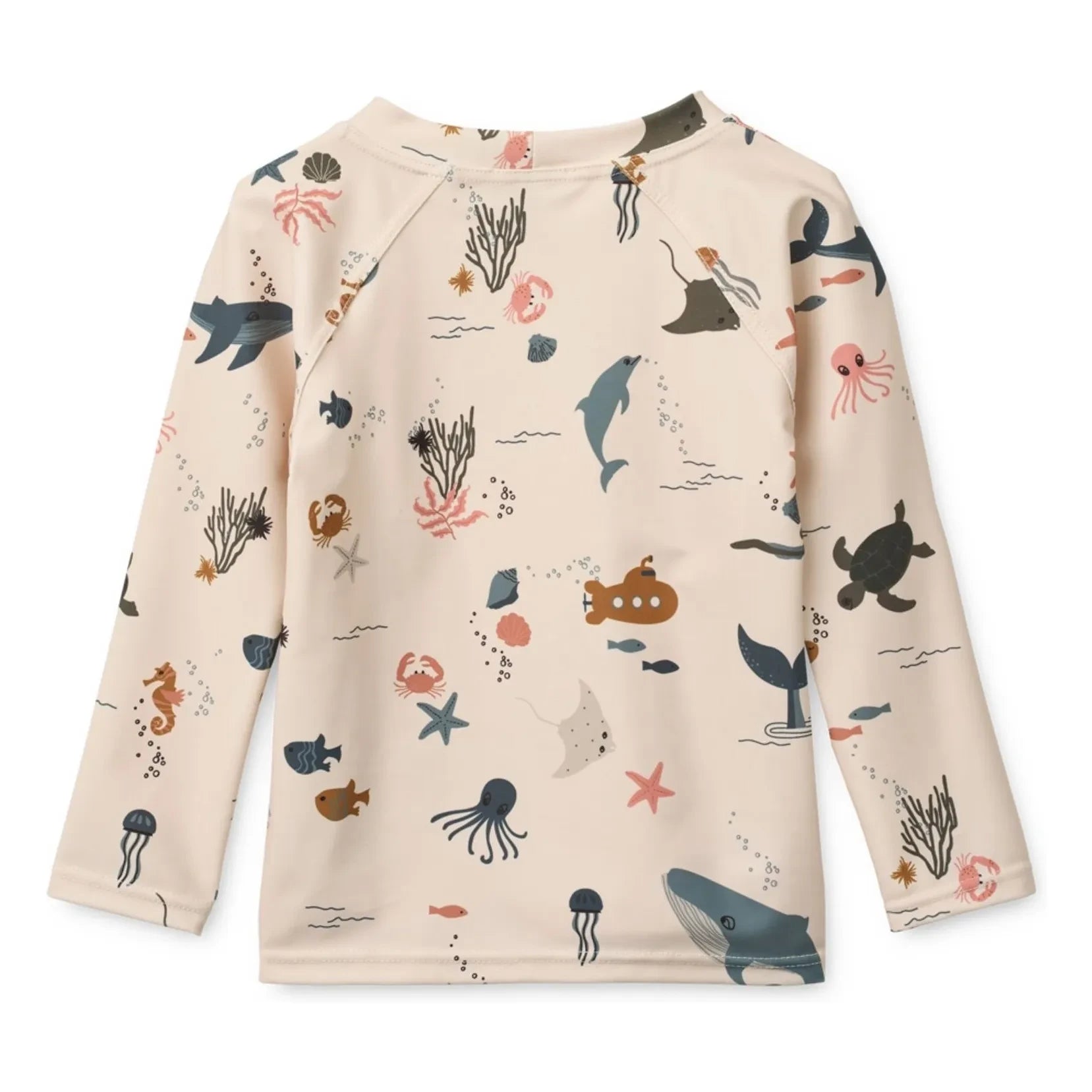 Liewood - Camiseta Noah Fish Anti-UV Fibras recicladas | Beige