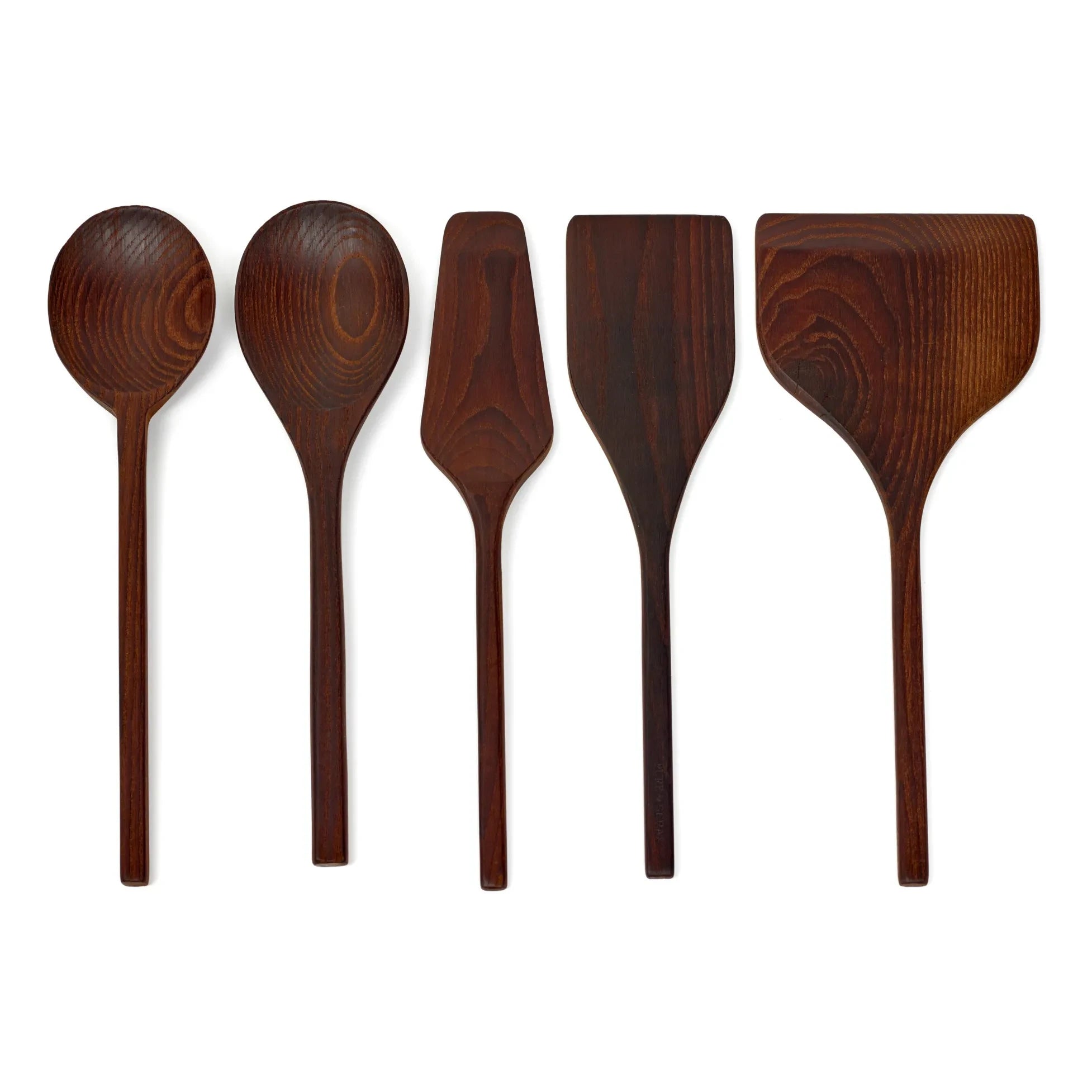 Serax - Utensilios de Cocina de Madera Maciza - Juego de 5 piezas