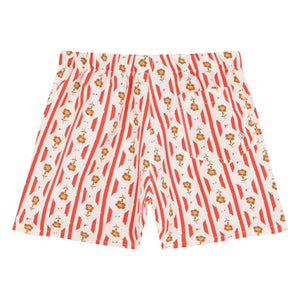 birinit - Bañador corto con estampado floral Valonga | Rojo