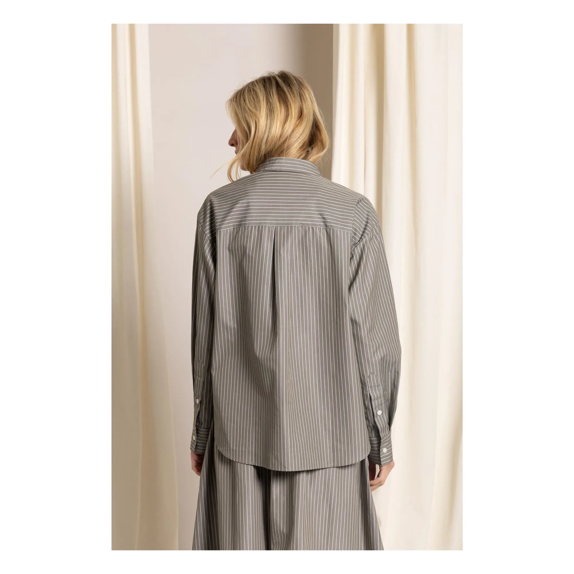 Smallable Woman - Camisa Rayas Kanel | Gris