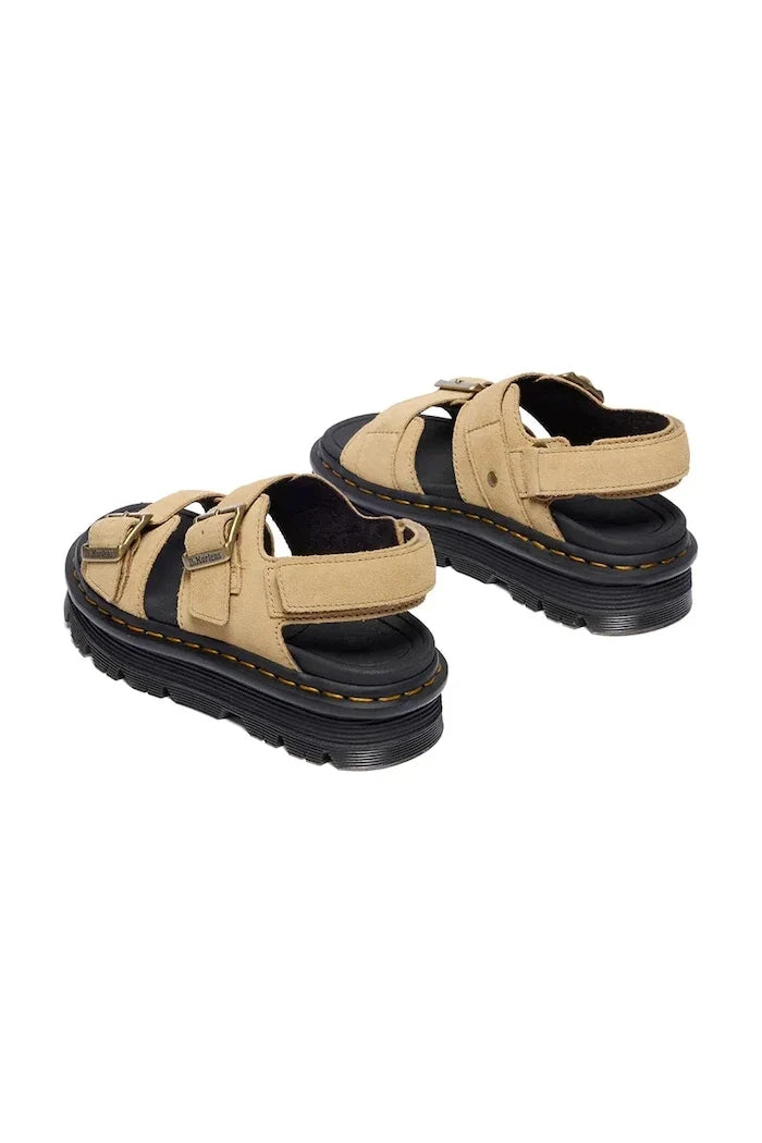 Dr. Martens Sandalias de Plataforma de Ante para Mujer ZebZag