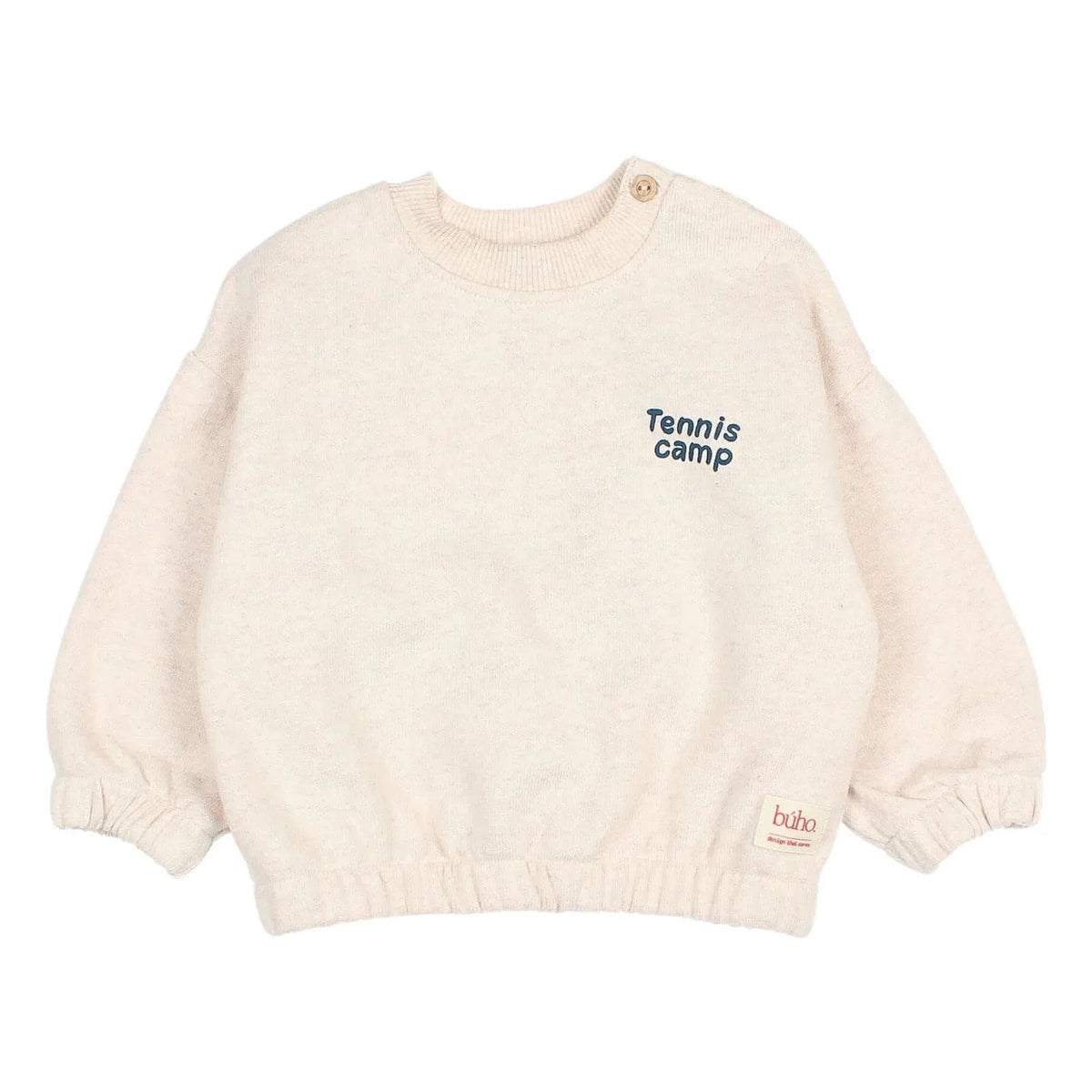 Búho - Conjunto deportivo para bebé de sudadera y pantalón de tenis | Crudo