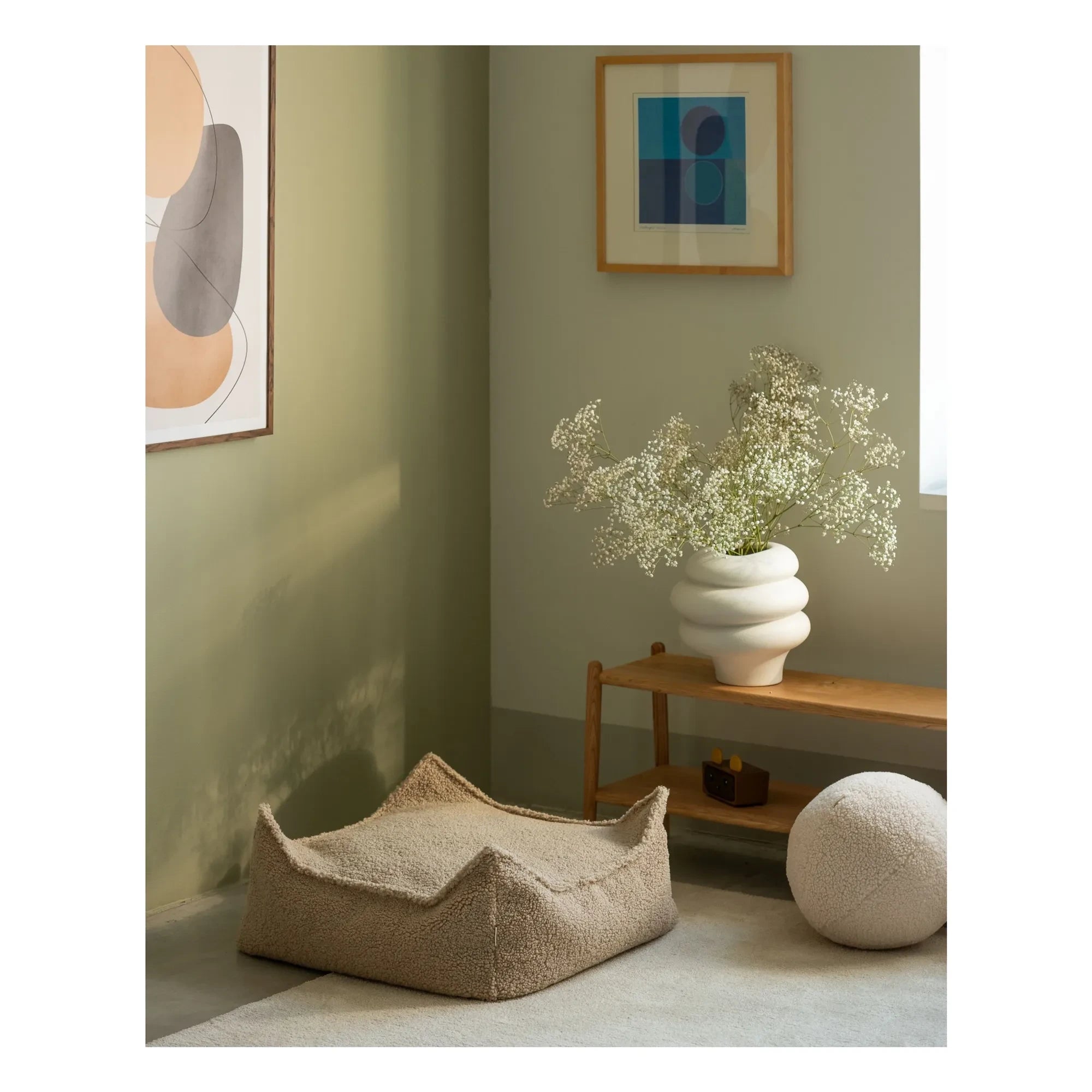 Wigiwama - Puf Teddy | Beige