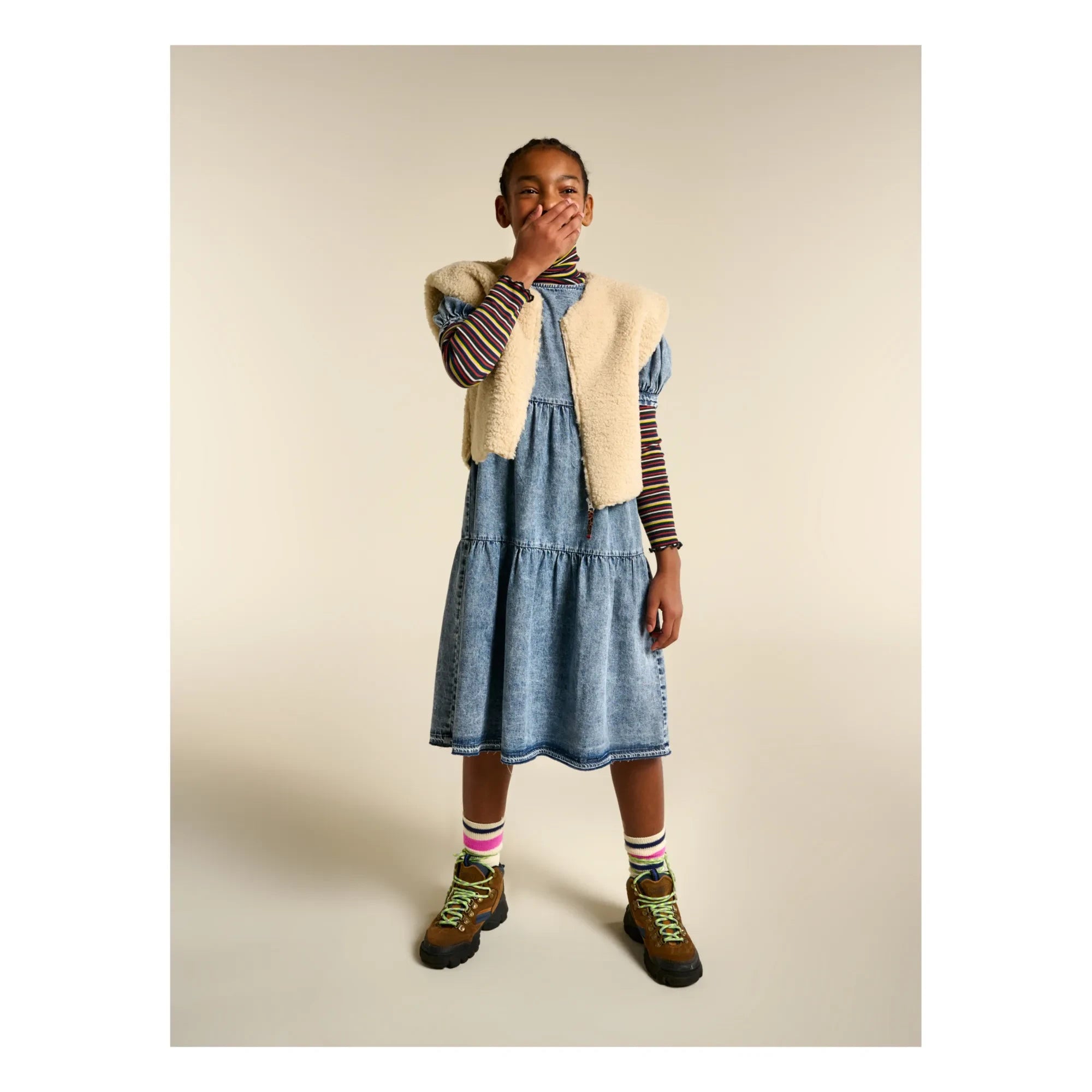 Bellerose - Vestido vaquero Atomic | Denim azul hielo