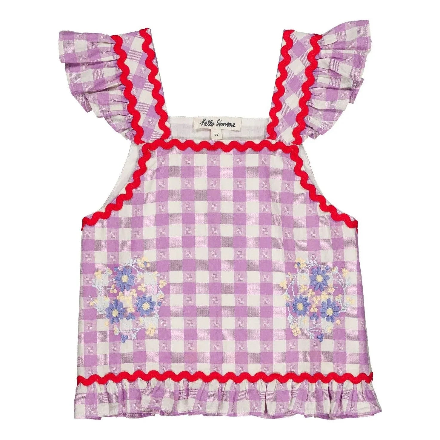 Hola, Simone - Top Iria Vichy | Lavanda