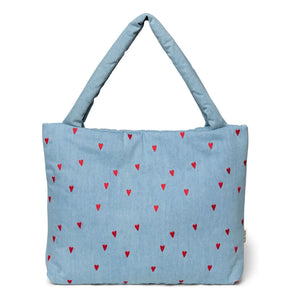 Studio Noos - Bolso maternal Corazones | Denim