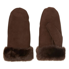 Becksöndergaard - Guantes Doa Peau Lainé | Marrón