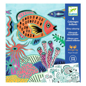 Djeco - Páginas para colorear bajo el mar