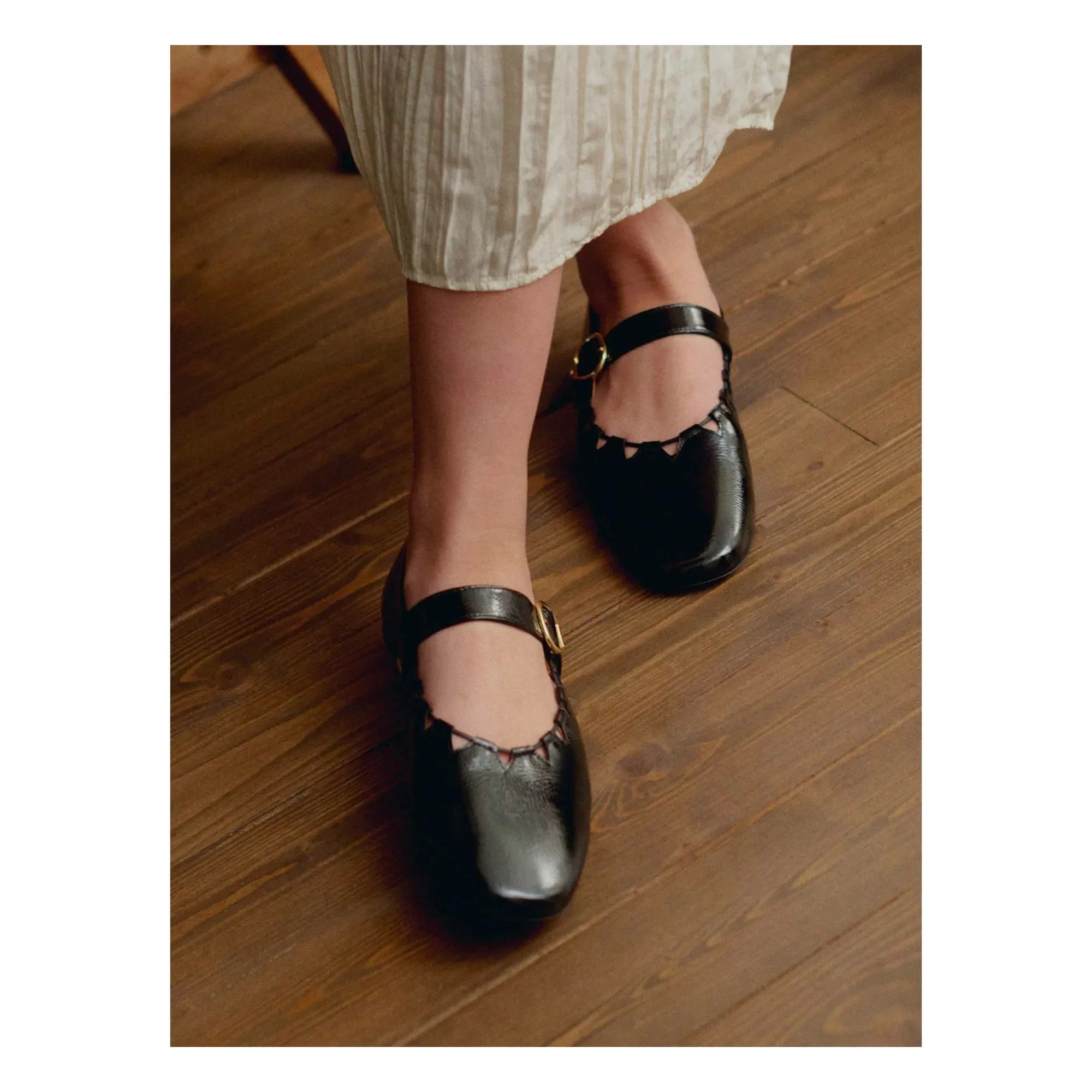 Socque Paris - Bailarinas Ginger | Negro