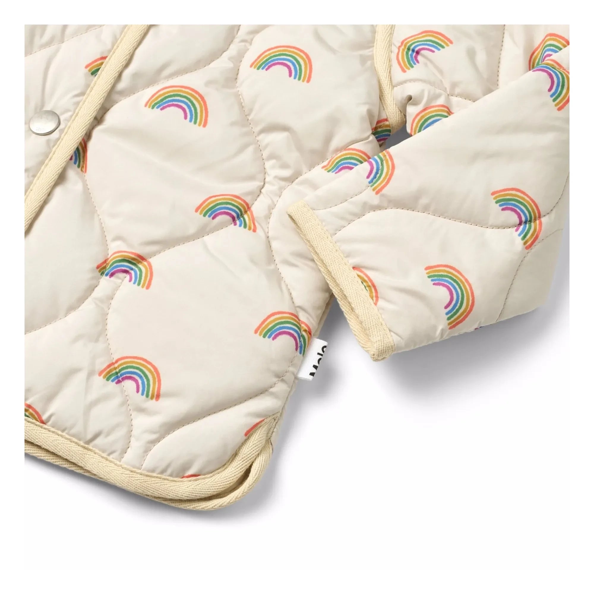 Molo - Chaqueta de fibra reciclada Harrie Rainbow | Crudo