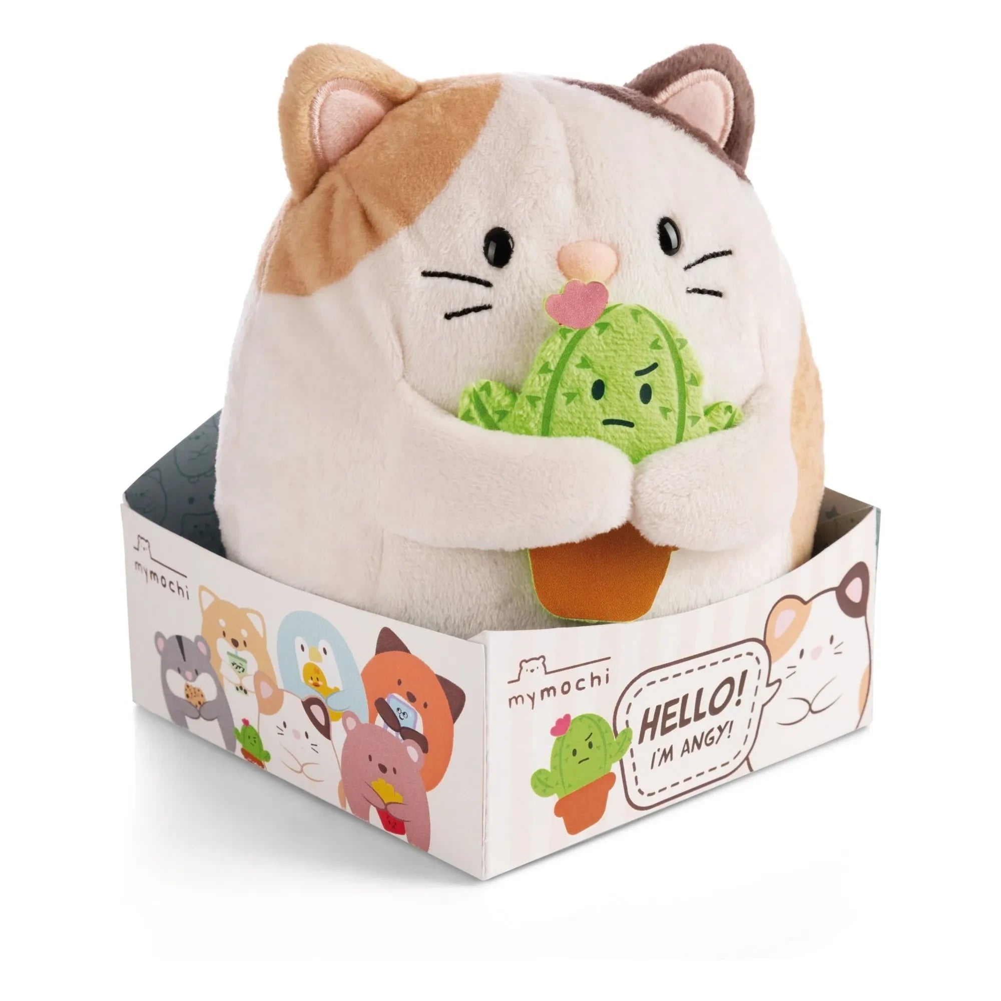 Nici - Peluche gato Angy | Blanco