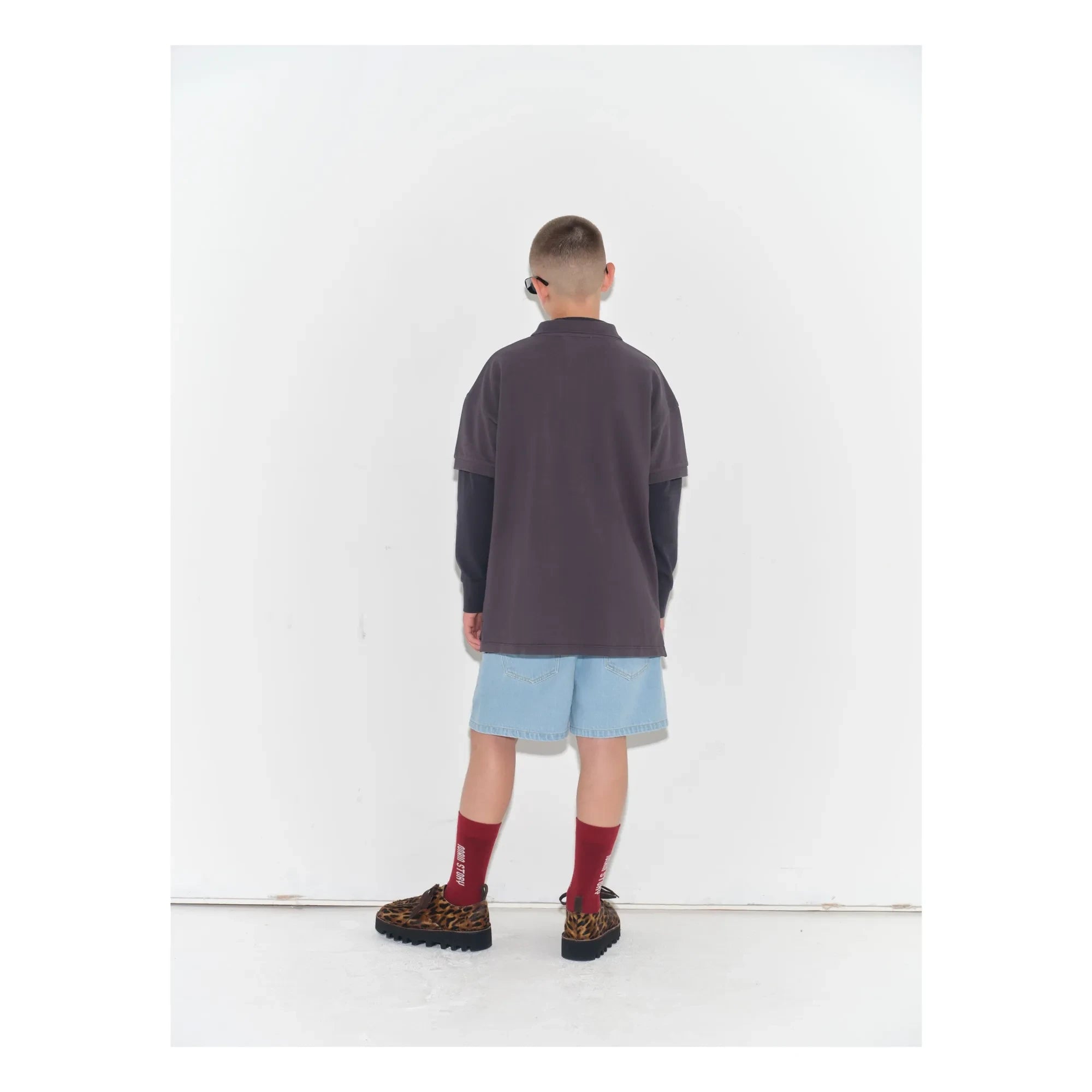 Main Story - Pantalones Cortos Vaqueros de Algodón Orgánico | Azul Claro