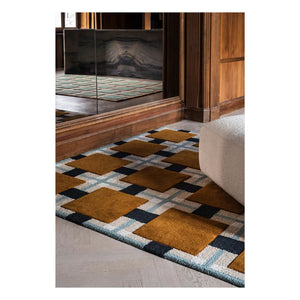 Layered - Alfombra de lana A walk in the park, Evelina Kroon | Ocre